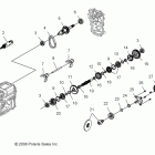 SPORTSMAN 800 EFI -A07MH76AL/AQ/AX/AY/AZ/A2/MN76AF/AT/AY Transmission, internal
