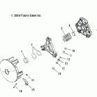 SPORTSMAN 800 EFI - A07MH76AL/AQ/AX/AY/AZ/MN76AF/AT/AY Сцепление- вариатор