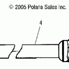 SPORTSMAN 800 EFI INTL - A07MH76FA Shaft, prop, front