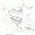 SPORTSMAN X2 500 EFI - A07TH50AL/AQ/AU/AZ/TN50AF/AS/AU Воздушный фильтр