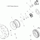SPORTSMAN X2 500 EFI - A07TH50AL/AQ/AU/AZ/TN50AF/AS/AU Колесо заднее