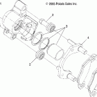 OUTLAW 500 - A06GP50AA Caliper, front