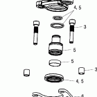 SPORTSMAN 450 - A06MH46AA Caliper, rear
