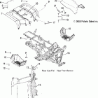 SPORTSMAN 500 HO - A06MH50AA Cab, rear and seat