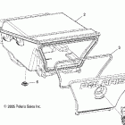 SPORTSMAN 500 HO - A06MH50AA Storage box, rear