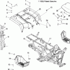 SPORTSMAN 500 EFI - A06MH50AQ Cab, rear and seat