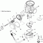 SPORTSMAN 500 HO INT'L - A06MH50FB Карбюратор, нижняя часть