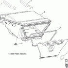 SPORTSMAN 500 HO INT'L - A06MH50FB Storage box, rear