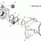 SPORTSMAN 500 EFI INT'L - A06MH50FC Brake, front