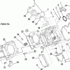 SPORTSMAN 500 EFI INT'L - A06MH50FC Цилиндры