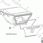 SPORTSMAN 500 EFI INT'L - A06MH50FC Storage box, rear
