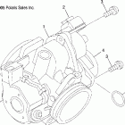 SPORTSMAN 500 EFI INT'L - A06MH50FC КОРПУС ДРОССЕЛЬНОЙ ЗАСЛОНКИ