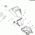 SPORTSMAN X2 - A06MN50AU Headlight pod and speedometer
