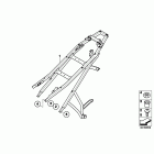 F650GS(K72) 09+ (K72) Задняя часть рамы