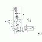F650GS(K72) 09+ (K72) Стояночный тормоз
