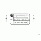 G650 Xcountry 08-09 (K15) Индификационные таблички