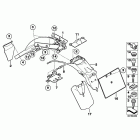 G650 Xcountry 08-09 (K15) Заднее крыло и крепление номерного знака