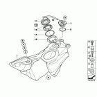 G650 Xcountry 08-09 (K15) Топливный бак