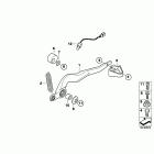 G650 Xcountry 08-09 (K15) Педаль тормоза