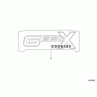 G650 Xcountry 08-09 (K15) Наклейки