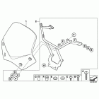 G650 Xcountry 08-09 (K15) Стекло ветровое