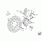 G650GS 08-09 (R131) Тормоза переднее колесо
