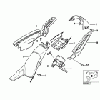 G650GS 08-09 (R131) Заднее крыло и крепление номерного знака