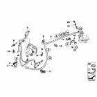 HP2 Megamoto (K25H) Тормозные трубки задние (ABS)