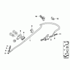 HP2 Megamoto (K25H) Тормозные трубки задн.