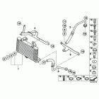 HP2 Megamoto (K25H) Кулер охлаждения масла /  трубки
