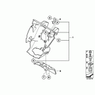 HP2 Megamoto (K25H) Dashboard mounting parts