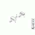 HP2 Megamoto (K25H) Освещение номерного знака