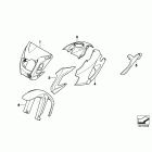 HP2 Megamoto (K25H) Painted parts wn27aura-weiss / magnesium