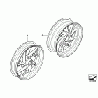 HP2 Megamoto (K25H) Hp forged wheel