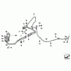 K1200GT 06-08 (K44) Brake line, rear, i-abs generation 2