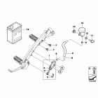 K1200GT 06-08 (K44) Brake master cylinder rear, integral abs