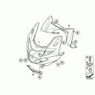 K1200GT 06-08 (K44) Облицовка верхней части