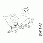 K1200S (K40) Спойлер двигателя