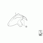 K1200S (K40) Боковые панели обтекателя, передние