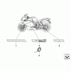 K1200S (K40) Stick-on label 968