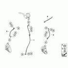 R1200R 05-10 (K27) Тормозные трубки перед.
