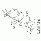 R1200RT 10+ (K26) Trim, side section, rear