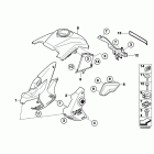R1200GS 08-09 (K25) Trim panel parts - mounting parts