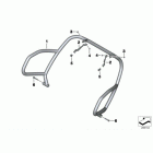 R1200GS ADV 08-09 (K255) Tank safety bar