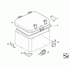 R1200GS ADV 08-09 (K255) Single parts for aluminum top case