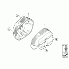 R1200GS ADV 10+ (K255) Cylinder head cover, chrome