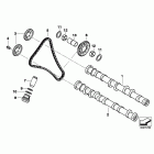 S1000RR 10-11 (K46) Распределительный вал,  шестерни, цепь ГРМ