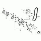 S1000RR 10-11 (K46) Насосы  / масляный и водяной