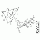S1000RR 10-11 (K46) Спойлер двигателя