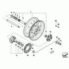 S1000RR 10-11 (K46) Диск колеса задний